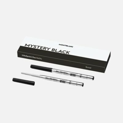 2 Kugelschreiberminen breit Mystery Black