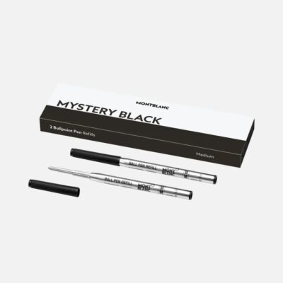2 Kugelschreiberminen mittelbreit Mystery Black