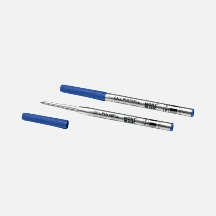 2 Kugelschreiberminen fein Royal Blue – Bild 2