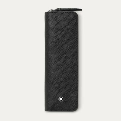 Sartorial 1-pen pouch zip Black