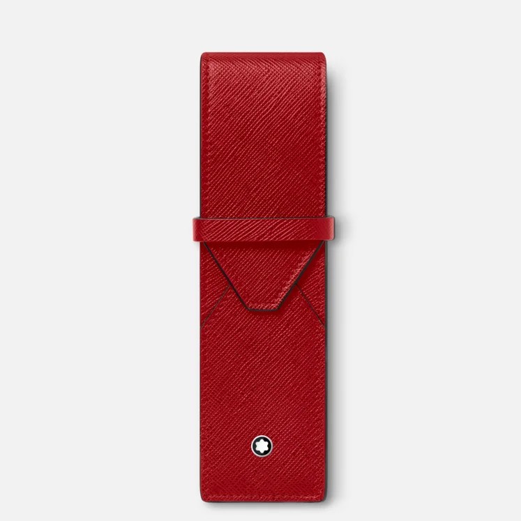 Sartorial Pen Pouch für 2 Stifte Rot 054 16303