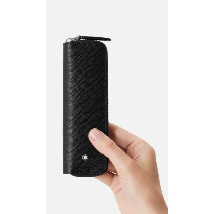 Sartorial 1-pen pouch zip Black 054 16517 1